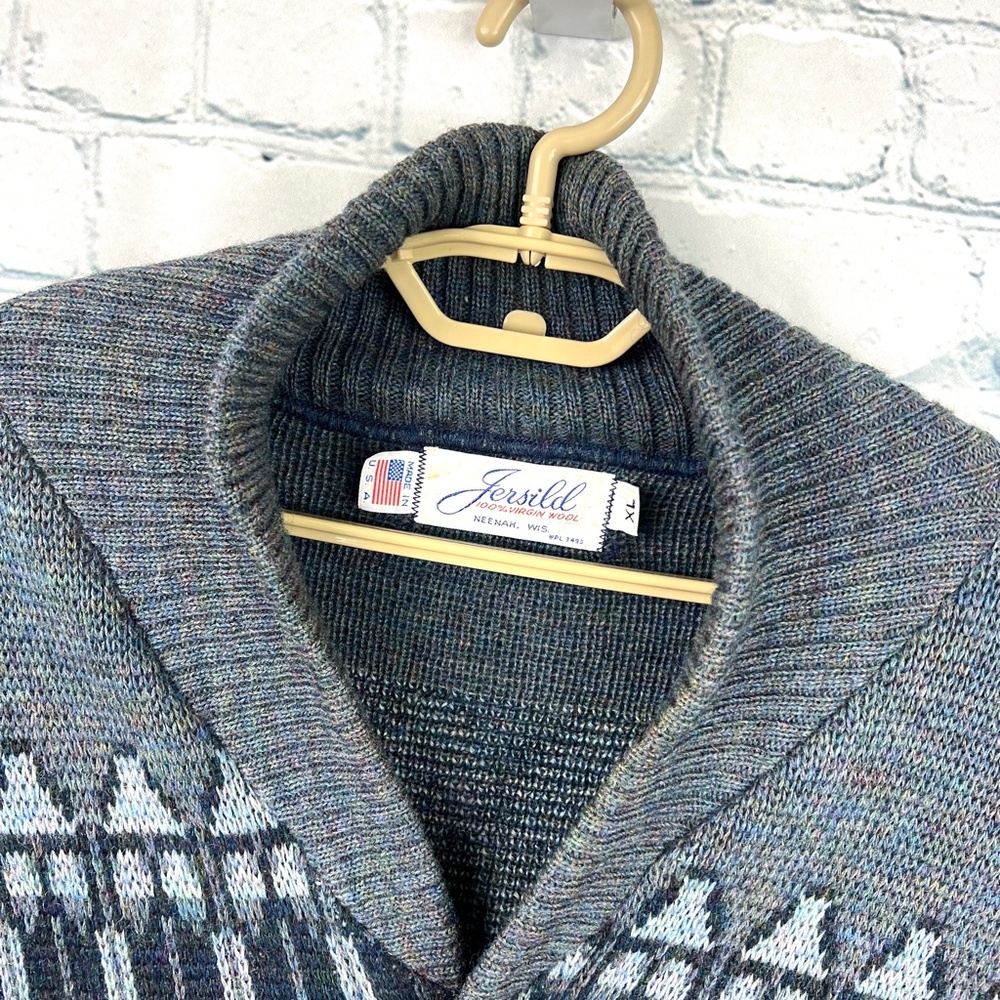 🚫SOLD! •VINTAGE |•JERSILD•| 100% Virgin Wool Made in the USA - Picture 4 of 10